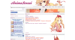 Desktop Screenshot of anime-sensei.net